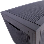 Sandėliavimo dėžė SAYA 122×54,5x63cm/380L, pilkas plastikas - Image 11