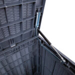 Sandėliavimo dėžė SAYA 122×54,5x63cm/380L, pilkas plastikas - Image 12