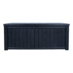 Sandėliavimo dėžė PRAIA 143×67,5×60,5cm/450L, juodas plastikas - Image 3