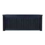 Sandėliavimo dėžė PRAIA 143×67,5×60,5cm/450L, juodas plastikas - Image 5