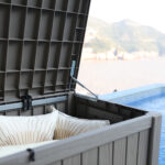 Sandėliavimo dėžė PRAIA 143×67,5×60,5cm/450L, juodas plastikas - Image 13