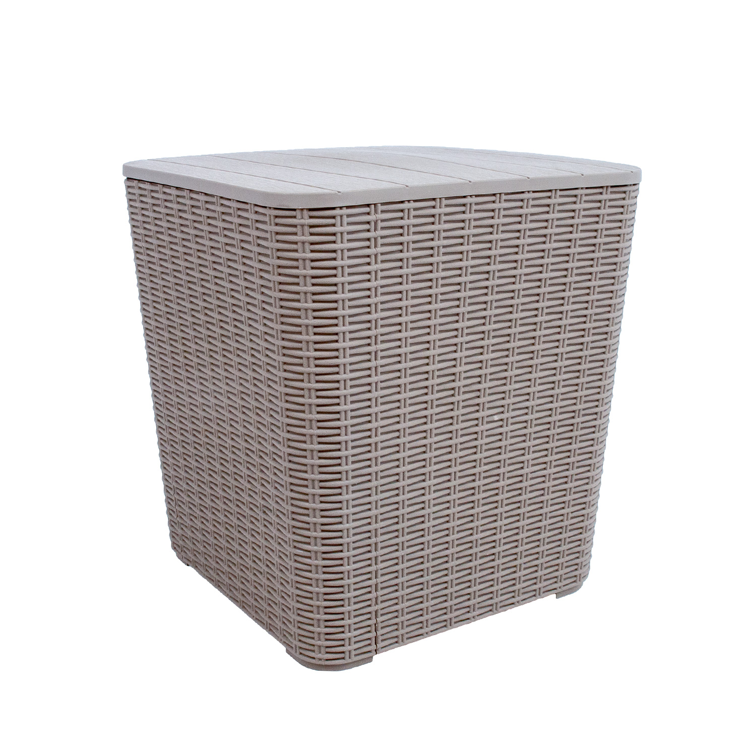 28565 Dėžė BOCAS 39x39x42cm, pilkas plastikas - Image 1