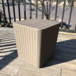 Dėžė BOCAS 39x39x42cm, pilkas plastikas - Image 8