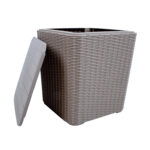 Dėžė BOCAS 39x39x42cm, pilkas plastikas - Image 10