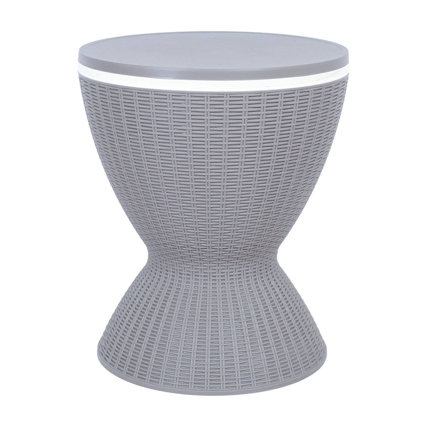 28568 Barų rinkinys BELLE 3 in 1, pilkas plastikas - Image 1