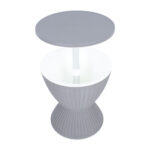 Barų rinkinys BELLE 3 in 1, pilkas plastikas - Image 3