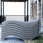 Grindų kėdė NEWPORT iš pilkšvai smėlio spalvos plastiko - Image 15