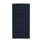 Šiukšliadėžė GALA 41x41xH86cm/118L, juodas plastikas - Image 4