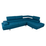Kampinė sofa GALVIN RC, vandenyno mėlyna - Image 2