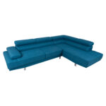 Kampinė sofa GALVIN RC, vandenyno mėlyna - Image 3