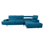 Kampinė sofa GALVIN RC, vandenyno mėlyna - Image 5