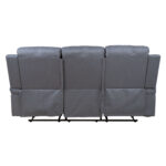 REX 3 vietų sofa su rankiniu mechanizmu, tamsiai pilka - Image 5