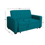 Sofa lova FEYA vandenyno mėlyna - Image 7