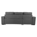 Kampinė sofa-lova CARITA tamsiai pilka - Image 5