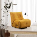 Laisvalaikio kėdė WIN-WIN su rankiniu mechanizmu, geltona - Image 8