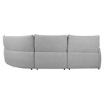Kampinė sofa CANNES RC, elektrinis minkštasuolis, pilka - Image 5