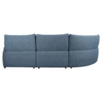 Kampinė sofa CANNES LC, elektrinė, pilkšvai mėlyna - Image 5