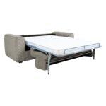 Sofa-lova STELLA su spyruokliniu čiužiniu, pilka - Image 4