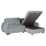 Kampinė sofa-lova CLOUD melsvai žalios spalvos - Image 3