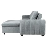 Kampinė sofa-lova CLOUD melsvai žalios spalvos - Image 7