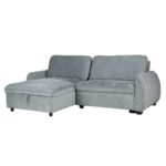 Kampinė sofa-lova CLOUD melsvai žalios spalvos - Image 13