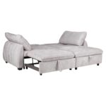 Kampinė sofa-lova CLOUD šviesiai pilka - Image 4