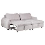 Kampinė sofa-lova CLOUD šviesiai pilka - Image 5