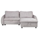 Kampinė sofa-lova CLOUD šviesiai pilka - Image 6