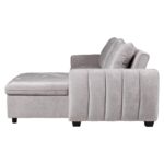 Kampinė sofa-lova CLOUD šviesiai pilka - Image 8