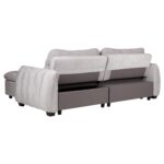 Kampinė sofa-lova CLOUD šviesiai pilka - Image 9