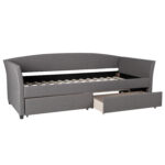 Lova GENESIS 90x200 cm, rusvai pilka - Image 2