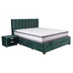 Lova GRACE 160x200 cm, žalia - Image 4