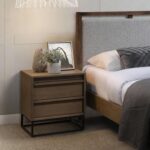 Naktinis staliukas VOKSI 40x45xH52cm, graikinis riešutas - Image 7