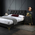 Naktinis staliukas POEM tamsiai rudas - Image 3