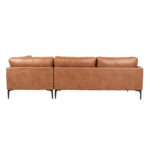 Kampinė sofa SOFIA RC, ruda - Image 4