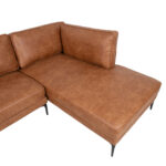 Kampinė sofa SOFIA RC, ruda - Image 6