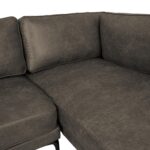 Kampinė sofa SOFIA RC, tamsiai alyvuogių spalvos - Image 7