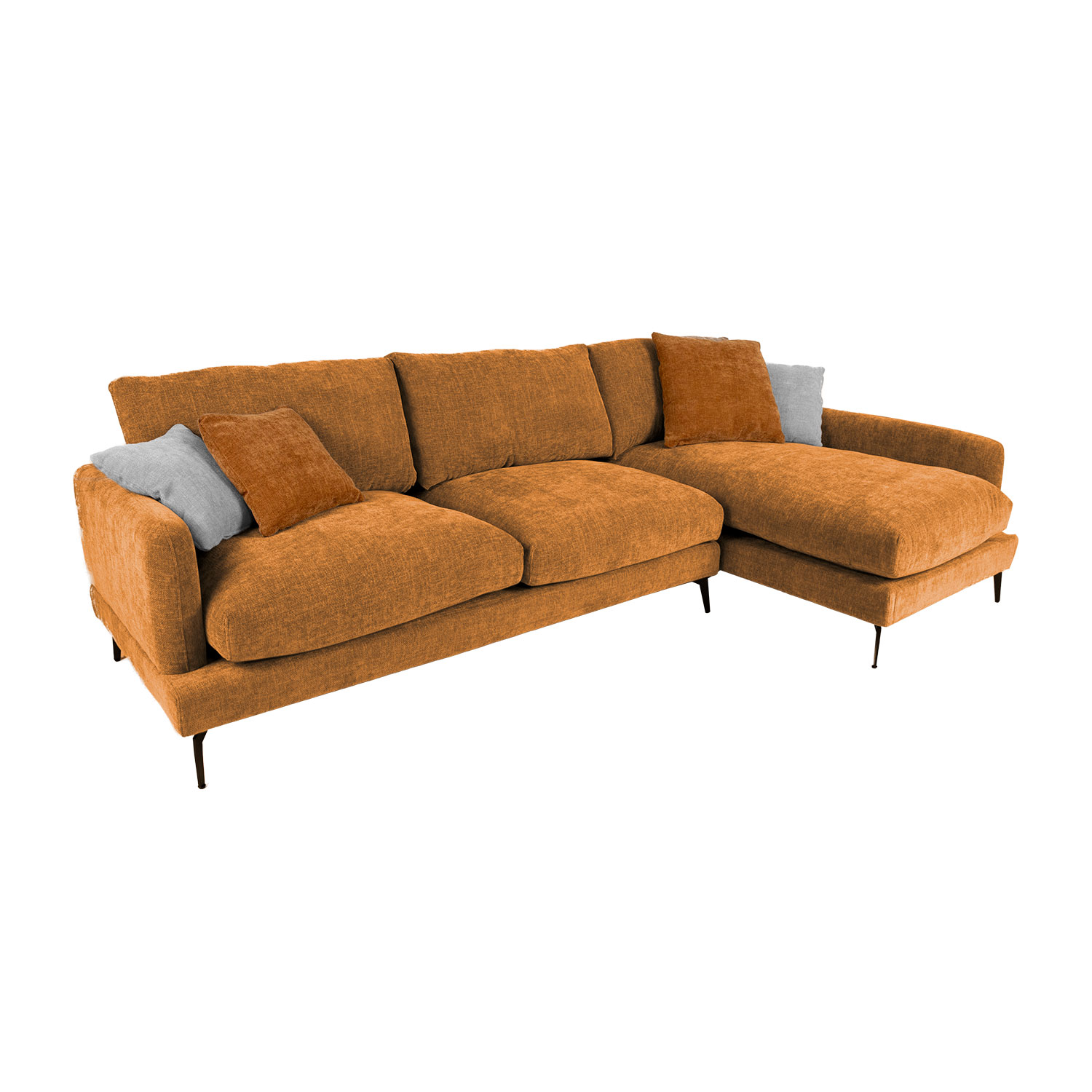 34683 Kampinė sofa DAISY RC, ruda - Image 1