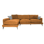 Kampinė sofa DAISY LC, ruda - Image 2