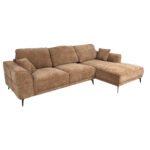 Kampinė sofa OLIVIA RC, smėlio spalvos