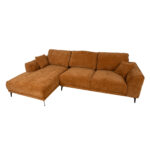 Kampinė sofa OLIVIA LC, ruda - Image 3