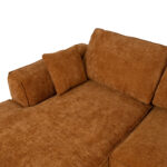 Kampinė sofa OLIVIA LC, ruda - Image 9