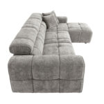 Kampinė sofa BELISMA RC, pilka - Image 3