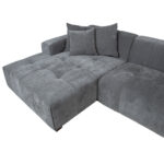 Kampinė sofa DAHLIA LC, pilka - Image 7
