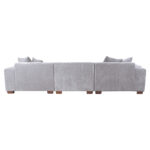 Kampinė sofa DAHLIA LC, šviesiai pilka - Image 4