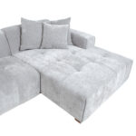 Kampinė sofa DAHLIA RC, šviesiai pilka - Image 7