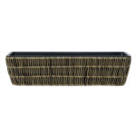 Gėlių dėžutė WICKER 60x19xH15cm, šviesiai ruda - Image 2