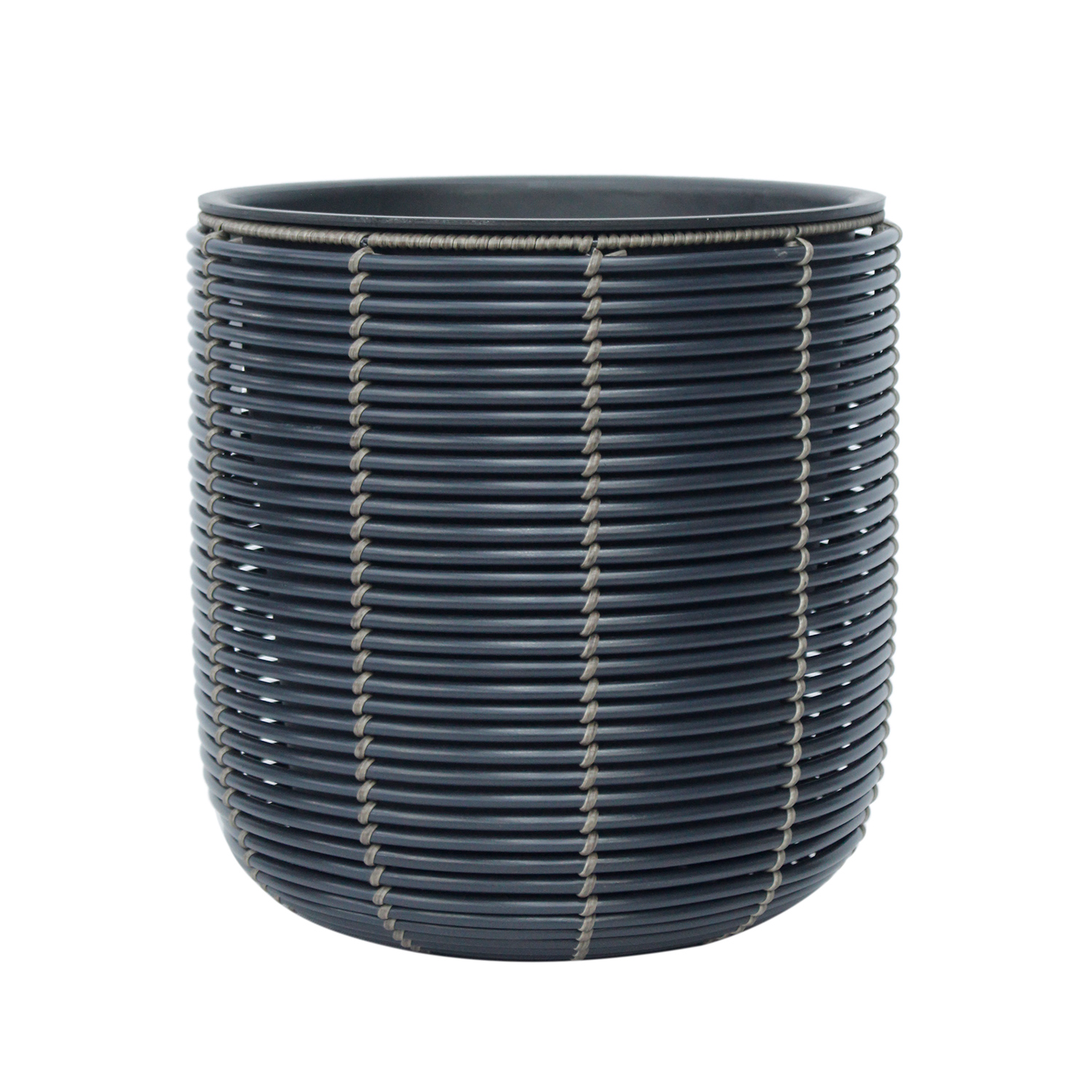 38085 Sodinukas WICKER D35xH36cm, juodos/rudos spalvos - Image 1