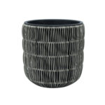 Sodinukas WICKER D27xH28cm, šviesiai pilkas