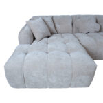 Kampinė sofa FORTE U formos RC, smėlio spalvos - Image 4